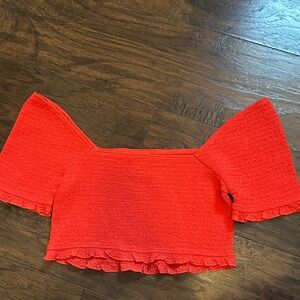 Off the shoulder Crop Top